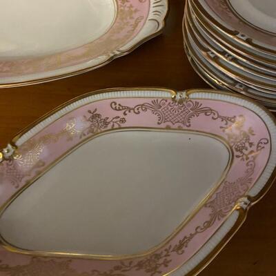lot of 85pc Bavaria Winterling China from Germany Pink and Gold