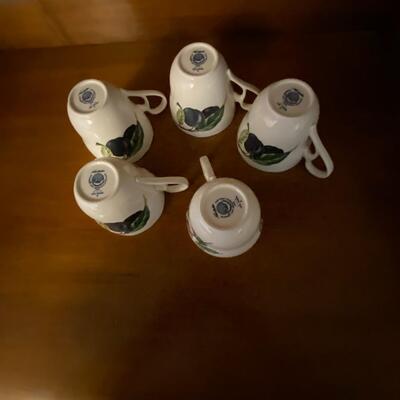 Lot of 5 Noritake Royal Orchard teacups
