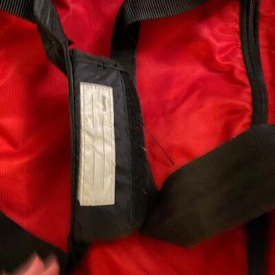Nike Sports Duffle Bag Red and Black