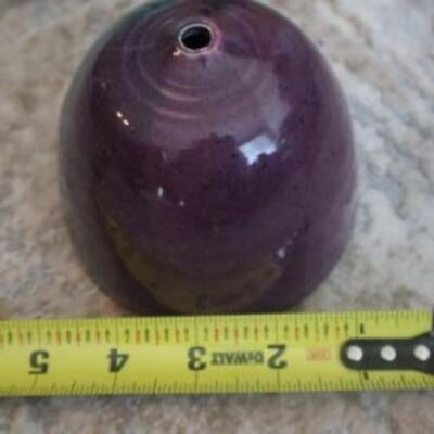 vintage pottery bud vase