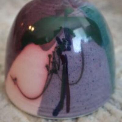 vintage pottery bud vase