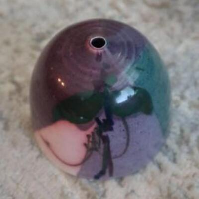 vintage pottery bud vase