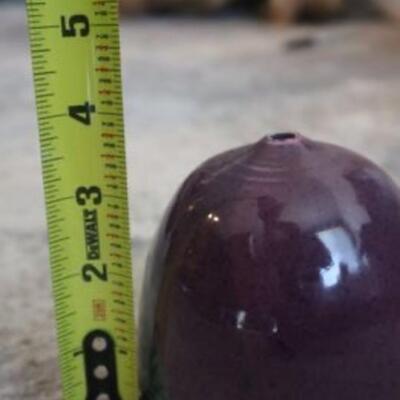 vintage pottery bud vase