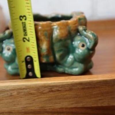 MCM elephant planter pottery