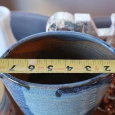 MCM Clay glazed planter