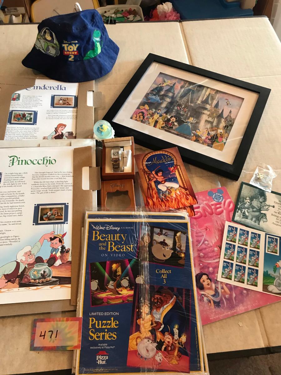 Lot of Disney Memorabilia