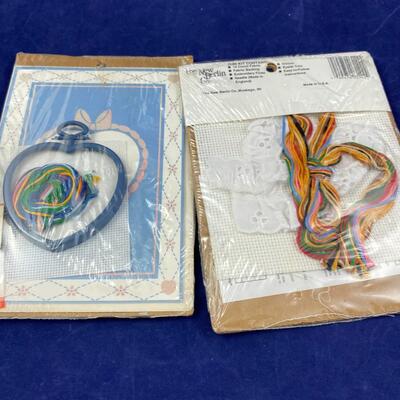 lot of 2 cross stitch new