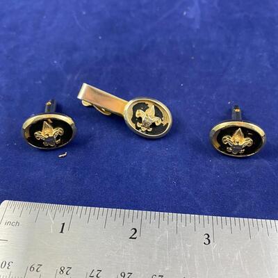Boy Scouts of America Tie tack and cuff links