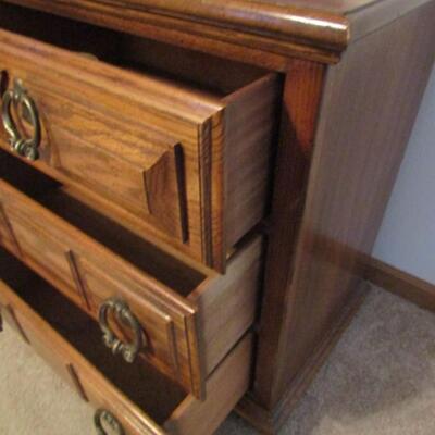 Wood Finish Stretch Dresser by American
