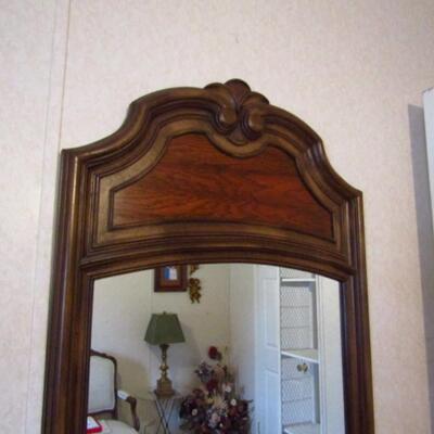 Wood Framed Wall Mirror