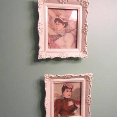 Victorian Ladies Framed Wall Art