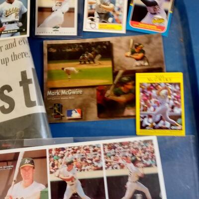 LOT 136   LOT OF MARK MCGUIRE ITEMS