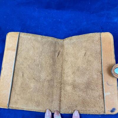 Leather hand painting journal cover Nicaragua
