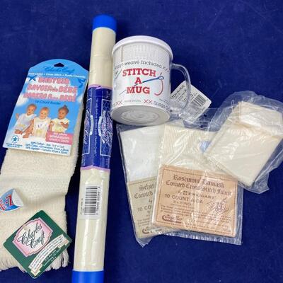 Lot of cross stitch fabric