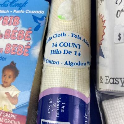 Lot of cross stitch fabric
