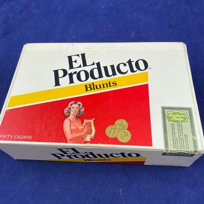 Vintage El Producto Blunts cigar box