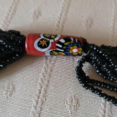 Lot 21: Vintage African 16 Strand Necklace