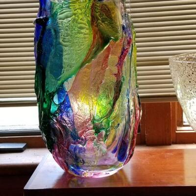 Mid-Century Art Glass Vase