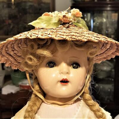 Lot #87  Charming Antique Composition Madame Alexander Doll - Ana McDuffey - all original