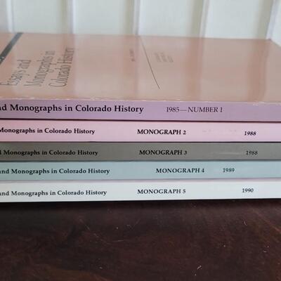 Lot 34: Colorado Historical Society (Monographs 1, 2, 3, 4, 5)