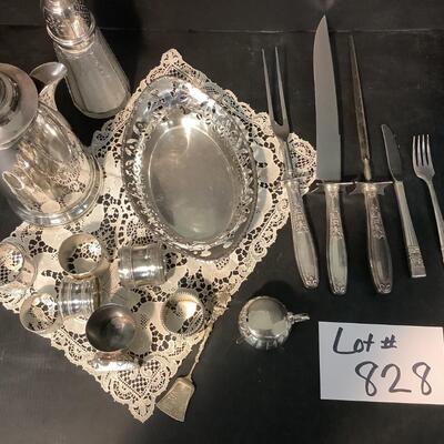 828 Lot of Silver Plate