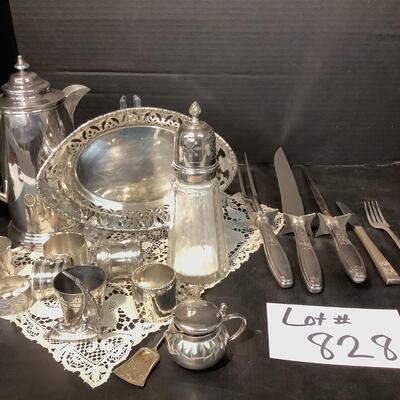 828 Lot of Silver Plate