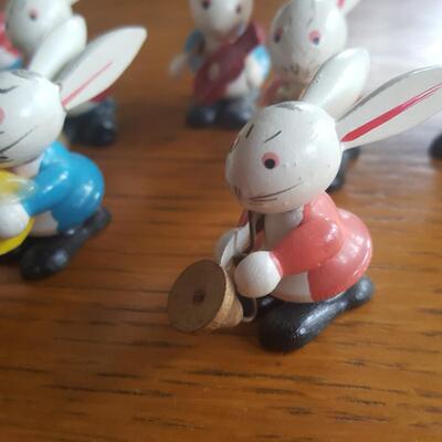 A Vintage Marching Band of Rabbits