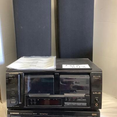 Lot 843. Pioneer CD Player, Pioneer Digital Signal Processor, B&W Speakers