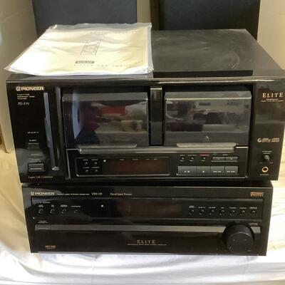 Lot 843. Pioneer CD Player, Pioneer Digital Signal Processor, B&W Speakers