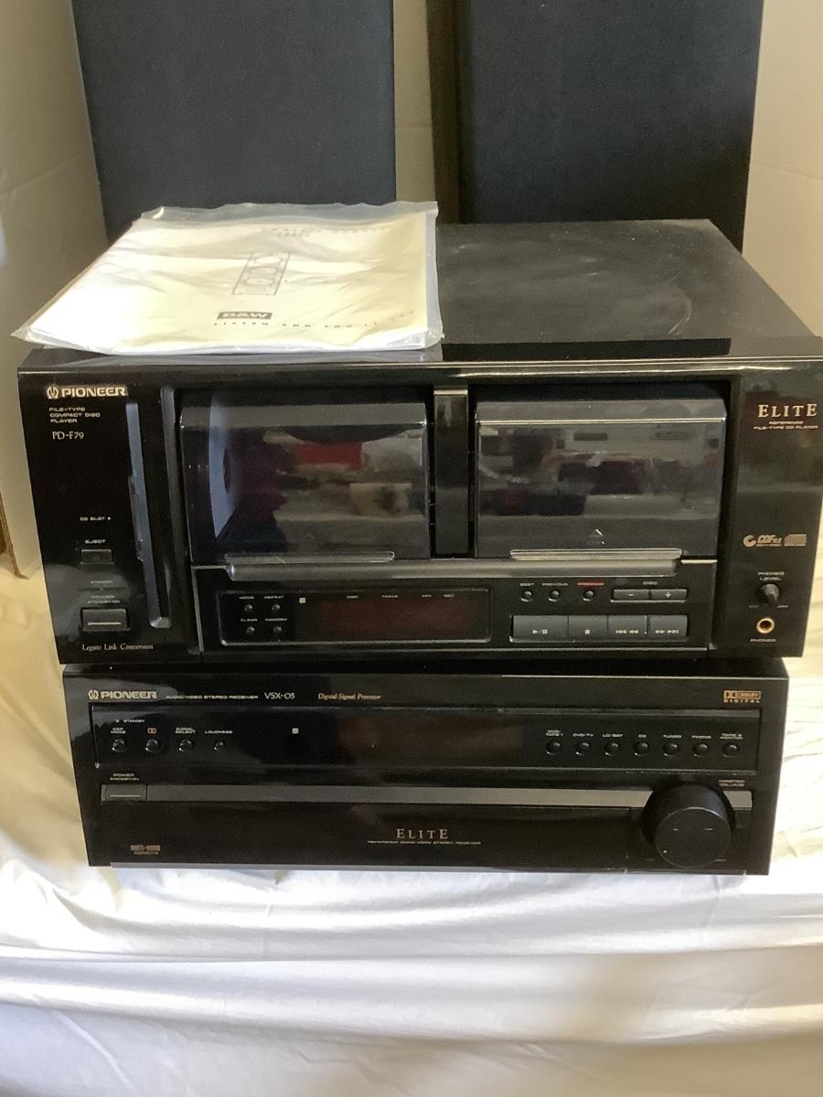 Lot 843. Pioneer CD Player, Pioneer Digital Signal Processor, B&W