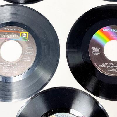 1970S 45 RPM VINYL RECORD LOT