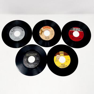 VINTAGE 45 RPM VINYL RECORD LOT