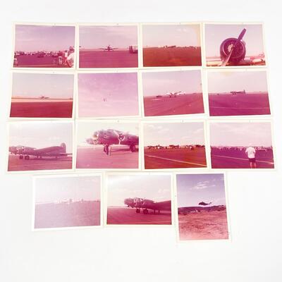 VINTAGE AIRPLANE PHOTO LOT - FORBES FIELD