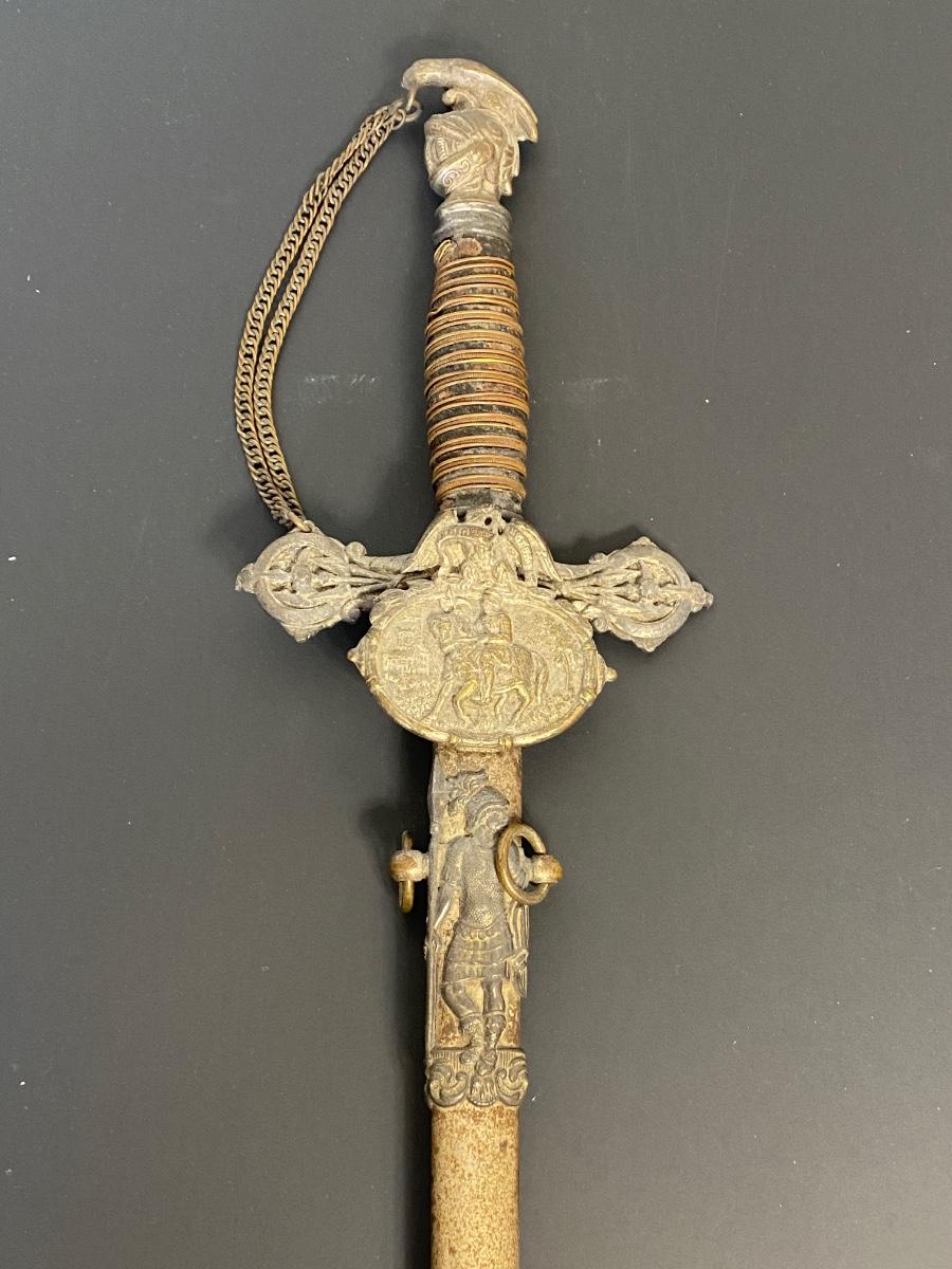 LOT 12G: J.H. Wilson Phila Sword, Knights of Pythias Sword and Scabbard |  EstateSales.org