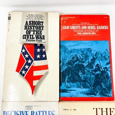 CIVIL WAR PAPERBACK BOOK LOT #1