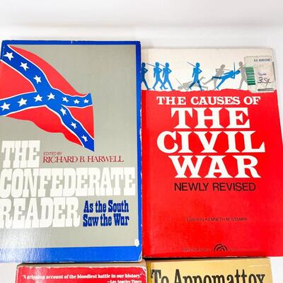 CIVIL WAR PAPERBACK BOOK LOT #4