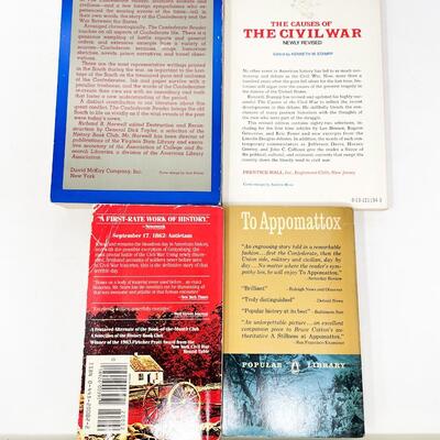 CIVIL WAR PAPERBACK BOOK LOT #4