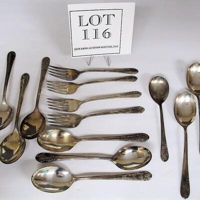 Rogers Bros Ex Pl Flatware Lot