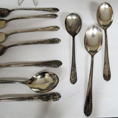 Rogers Bros Ex Pl Flatware Lot