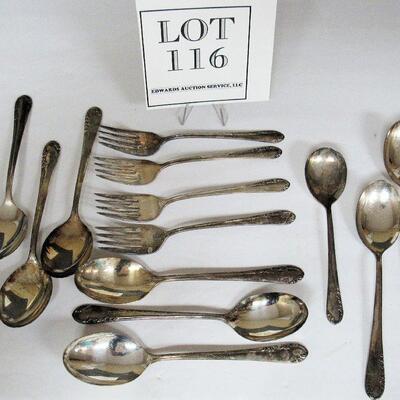 Rogers Bros Ex Pl Flatware Lot