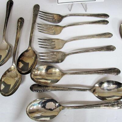 Rogers Bros Ex Pl Flatware Lot