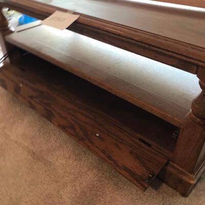 Coffee Table with drop front storage AS IS