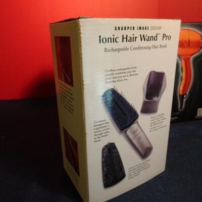 LOT 236. HAIR DRYER AND HAIR WAND
