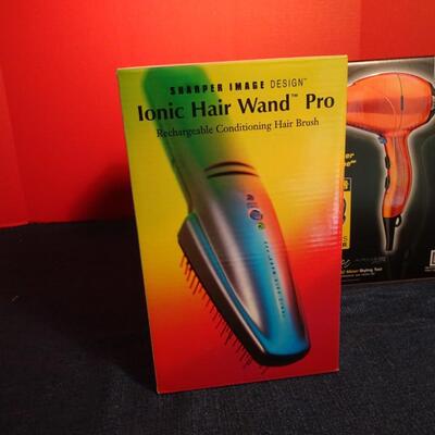 LOT 236. HAIR DRYER AND HAIR WAND