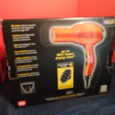 LOT 236. HAIR DRYER AND HAIR WAND