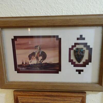 LOT 240. NATIVE AMERICAN INSPIRED WALL DECOR