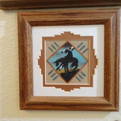 LOT 240. NATIVE AMERICAN INSPIRED WALL DECOR