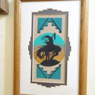 LOT 240. NATIVE AMERICAN INSPIRED WALL DECOR