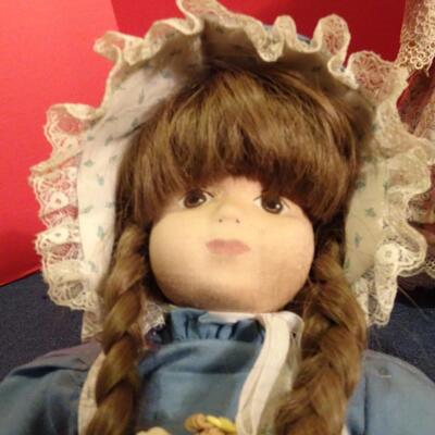 LOT 241. THREE VINTAGE DOLLS