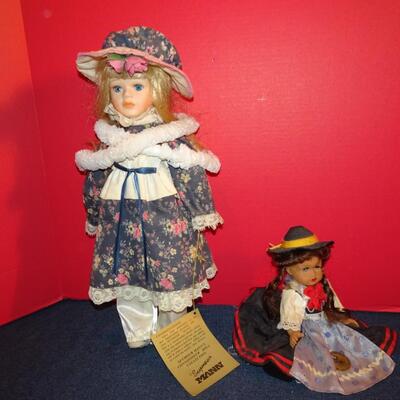 LOT 242. TWO VINTAGE DOLLS